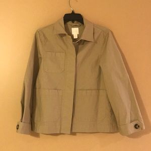 H&M khaki utility jacket, Sz 0